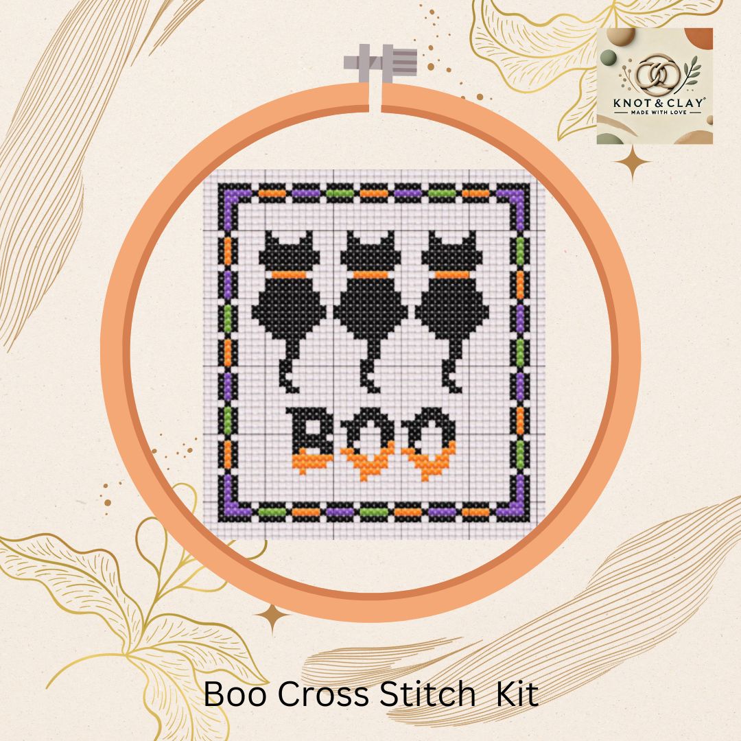 Boo Cross Stitch Kit