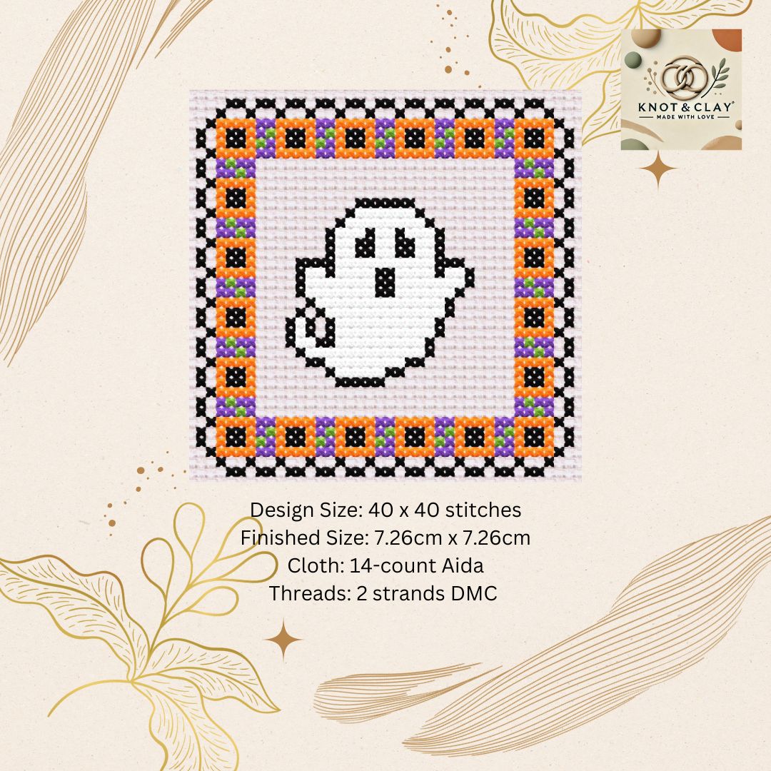 Ghost Cross Stitch Kit