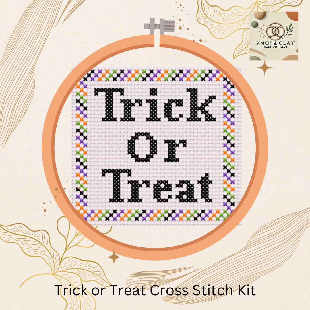 Trick or Treat Cross Stitch Kit