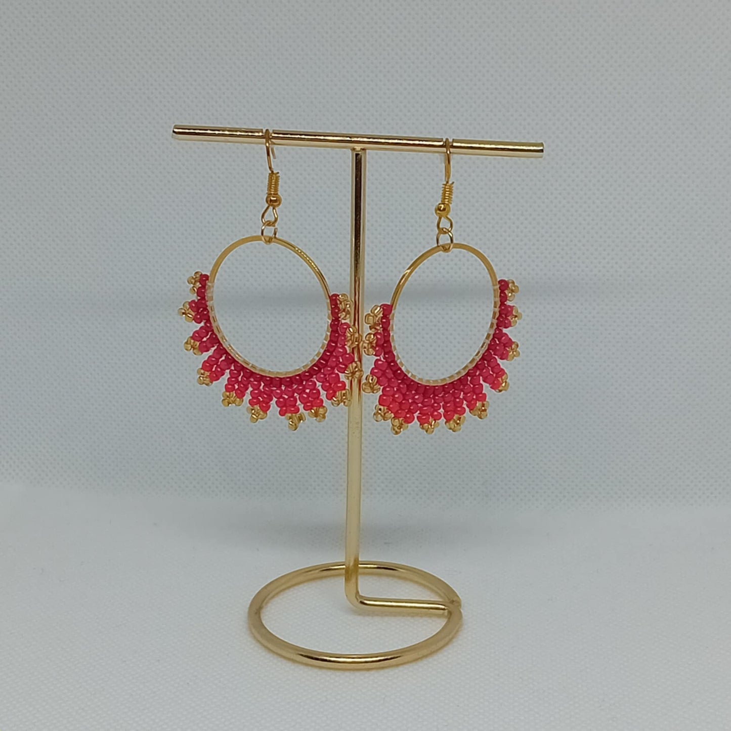 Red Dangled Earrings
