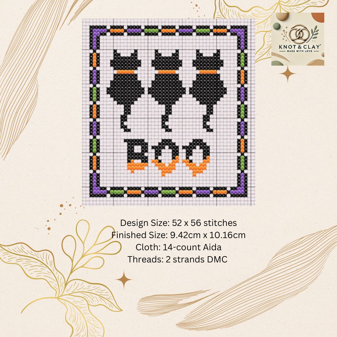 Boo Cross Stitch Kit