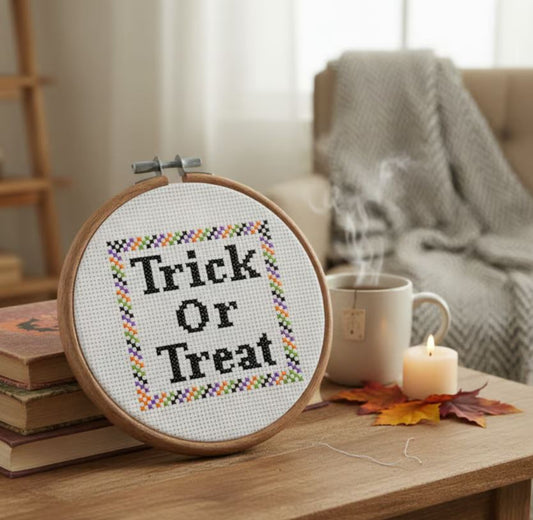 Trick or Treat Cross Stitch Kit