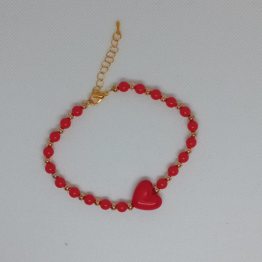 Red Heart Bracelet