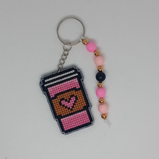 Coffee Cup Keychain