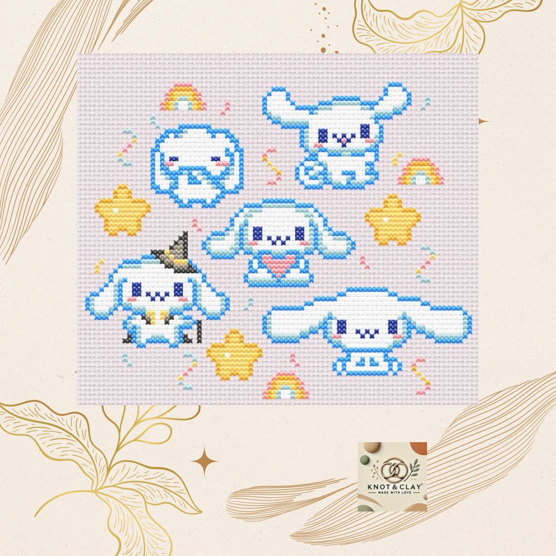 Sanrio Cinnamoroll Cross Stitch Pattern