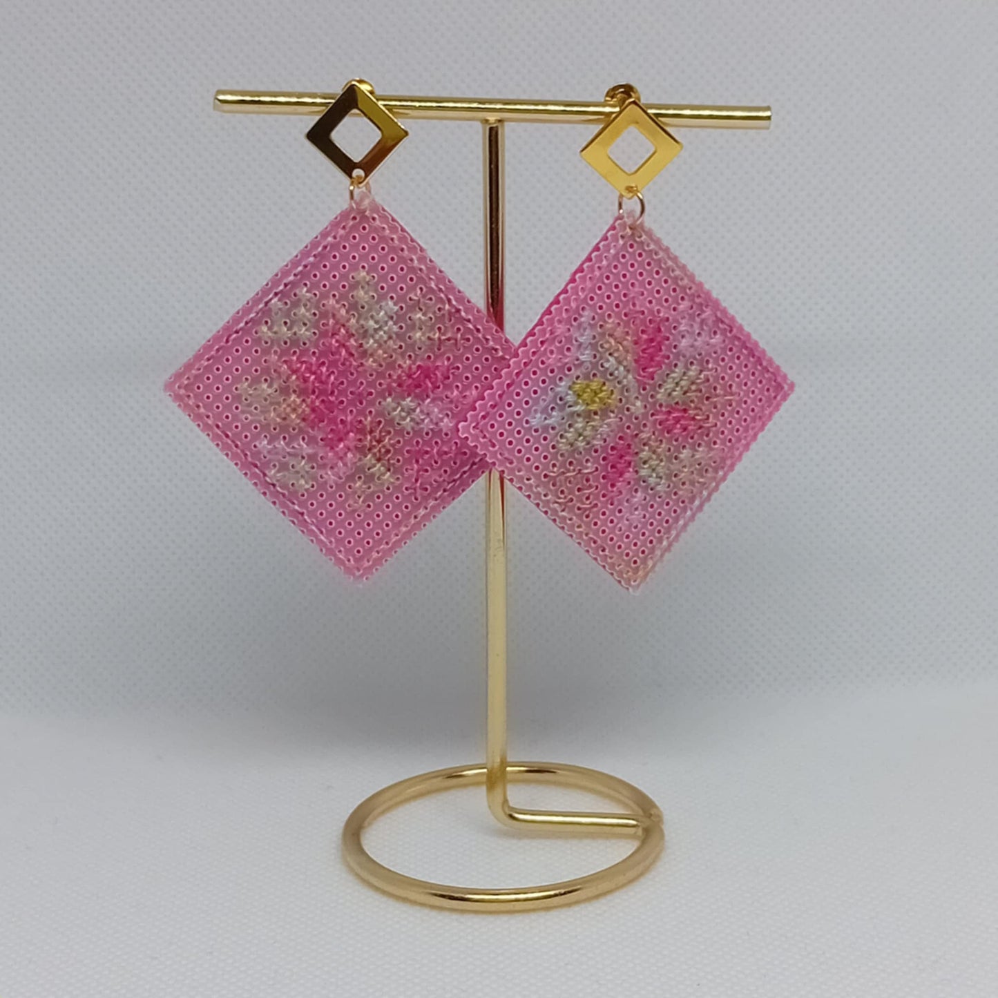 Pink Dangled Earrings
