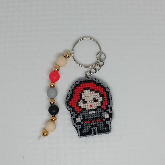 Black Widow Keychain