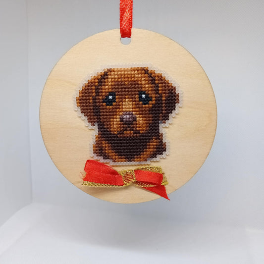 Labrador Pet Portrait Wooden Base