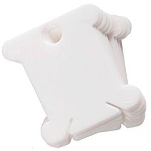 White Plastic Bobbins Embroidery Threads